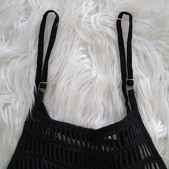 NEW Tiare Hawaii Spaghetti Strap Lattice Crochet Back Maxi Dress - One Size - Picture 10 of 15